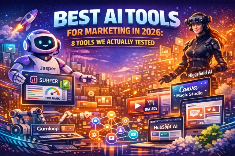 Best AI Tools for Marketing in 2026: 8 Tools We Actually Tested