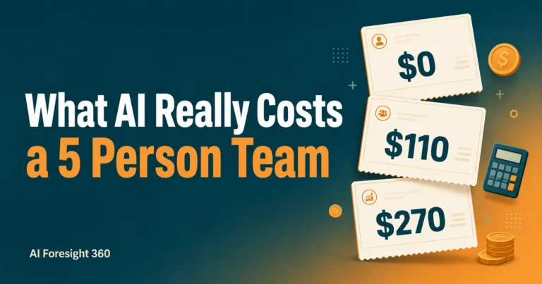 AI Tools Cost for Small Business: What a 5 Person Team Actually Pays in 2026