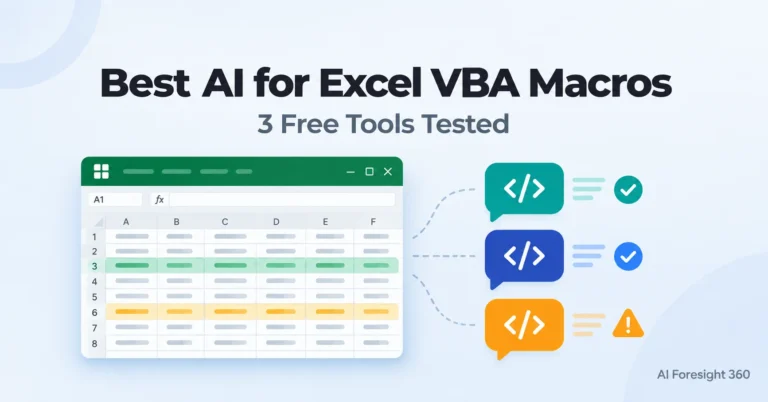 Best AI for Excel VBA Macros: 3 Free Tools Tested 2026