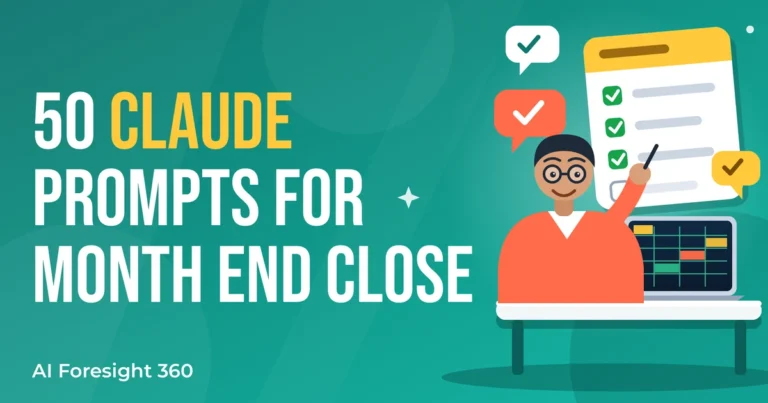 50 Best Claude Prompts for Month End Close and FP&A 2026